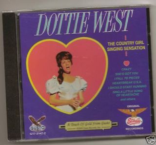 Dottie West CD The Country Girl Singing SensationNew
