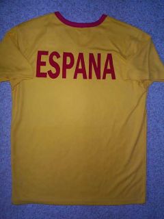 Carbon Team Spain Espana World Cup New NWT Futbol Soccer Jersey M Med
