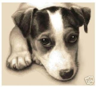 Jack Russell Terrier Dog Cross Stitch Kit Stunning