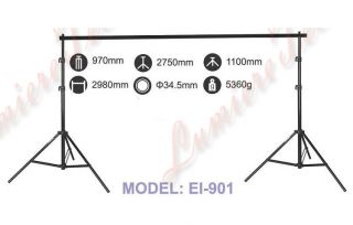 EI901 9x10‘ Triple Backdrop Background Support Stand