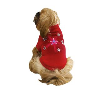   yorkie chi poodle TWINKLING DOG SWEATER clothes apparel CHRISTMAS XS