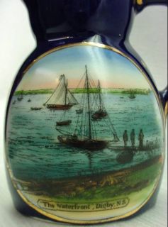 Antique Germany Souvenir Pitcher Waterfront Digby NS