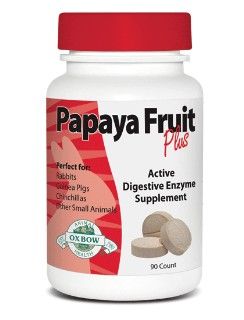 Oxbow Papaya Fruit Plus Digestive Enzyme Rabbits Etc