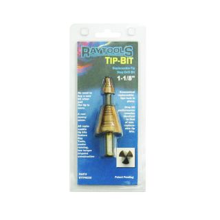 Ray Tools RTTP6020 Replaceable Tip 1 1 8 Step Bit