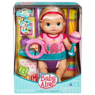  Alive Wets Wiggles Doll Blonde Interactive Giggles Drinks Kicks