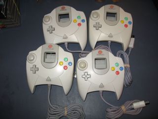   controllers for Sega Dreamcast System Controller 4 Pack Great Shape