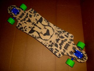 Cheetah Drop Through Longboard Complete 38 Wheels Skateboard Skate