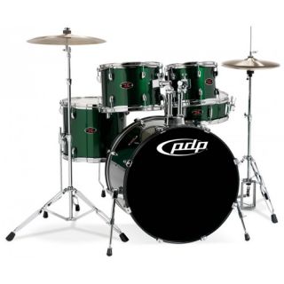 DW PDP Pacific Drums Z5 Series Emerald Green Shell Pack