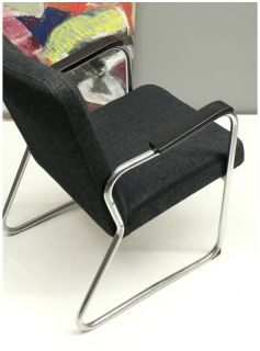 Mauser Art Deco Stahlrohr Sessel Stuhl Chair Bauhaus