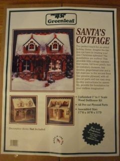  Santa's Cottage Dollhouse Kit