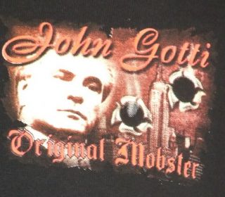 Mafia T Shirt John Gotti Teflon Don Original Mobster M