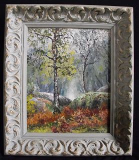 GEORGE DUCHESNE Listed FRENCH IMPRESSIONIST LANDSCAPE Oil Canvas