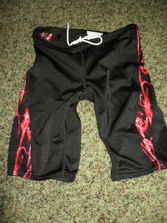 Boys Speedo Flames Jammers Swimming Trunks Size 30
