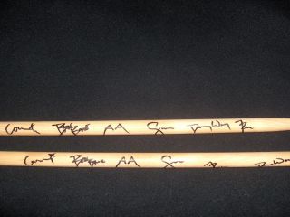 ASKING ALEXANDRIA BAND AUTOGRAPHED DRUMSTICK