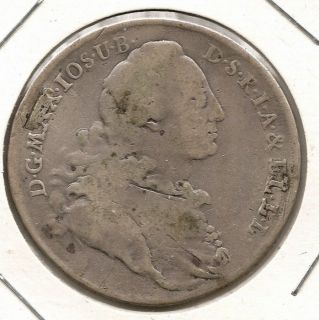 German Bavaria Silver Coin 1 Thaler 1771 Madonnenthaler