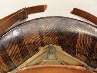  Liner with Early Steel Chinstrap Studs Soldiers Name Cook
