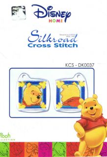 Disney Pooh Cross Stitch Key Chain Kit Pooh Two Side