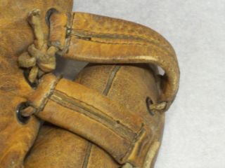 vintage dubow chicago baseball glove early 1900 s