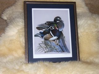  Limited Edition Print with Matching Bronze Ducks Unlimited 2000