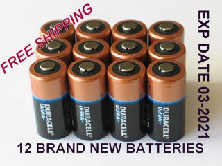12 Duracell Ultra CR123 CR123 123 3V Lithium Batteries