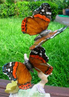 Hutschenreuther Rosenthal Porcelain Figurine Butterfly Group of 2