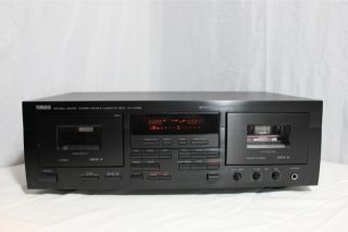 Yamaha Stereo Dual Double Cassette Tape Deck KX W492