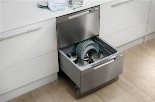  DD24DI6V2 Semi Integrated Double Drawer Dishwasher Custom Panel
