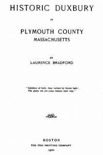 Genealogy History Duxbury Massachusetts Plymouth Co MA