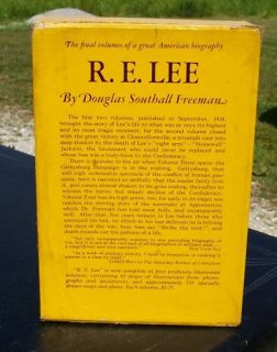 Lee by Douglas Southall Freeman HB Vol 3 4 1935