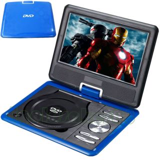 Portable DVD Player Game USB Avi SD Swivel Flip MP3 MP4 Game