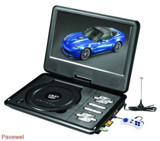 Portable DVD Player with Game FM TV USB MC Card Port