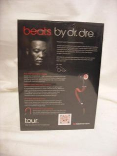 Beats by Dr Dre Tour Blk in Ear Headphone w Control Talk from Monster