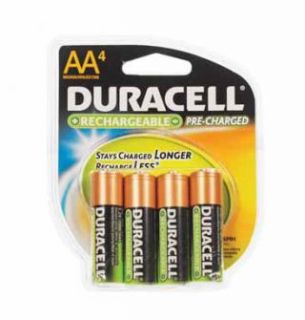 Shop Duracell DX1500R4 Pre Charged Rechargable Batteries AA   200 at
