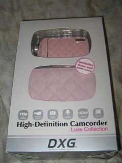 New DXG 535V Luxe Riviera High Def 720P Pink Camcorder