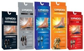 Pair of New Lynco Sport Orthotics L400 L405 L420 L425 All Sizes