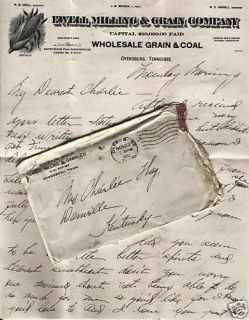 Dyersburg TN 1920 Love Letter Ewell Milling Grain Co