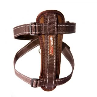 Ezy Dog Chest Plate Harness Chocolate Brown Seat Belt Restraint