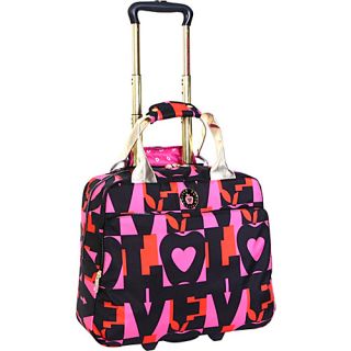 Double Dutch Club Luggage Love Wheeled Tote Pink