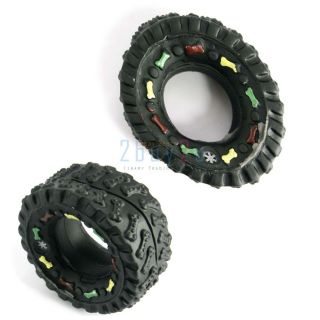  Wearing Rubber Tyre Treads Tough Dog Toy Puppy Pet Chew Toys