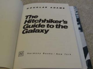 5V Hitchhikers Guide Set Douglas Adams All HCDJ Guide Galaxy