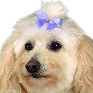 Pet Bow Dog Dogs Grooming Ribbon Hair Bows 100 Pack 3 8