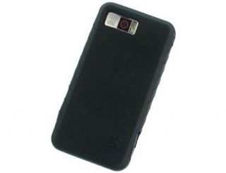 Silicone Phone One Piece Black Case Cover Protector for Samsung Omnia