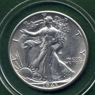 1943 S Walking Liberty Half Dollar Uncirculated US Mint Coin MS