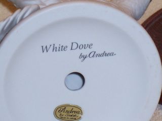 White Doves by Andrea Vintage Sadek Porcelain Pair