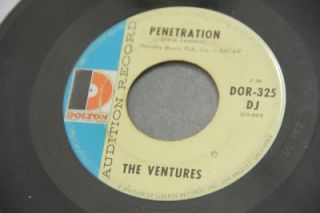 The Ventures Wild Thing Penetration Dolton 325 Promo 45