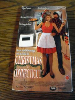 CHRISTMAS IN CONNECTICUT (VHS) DYAN CANNON, KRIS KRISTOFFERSON, TONY