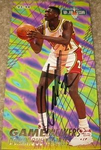 NBA Hall of Famer Dominique Wilkins Signed Card