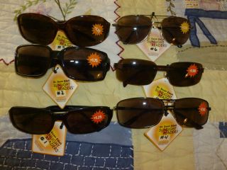 Dr Dean Edell Full Lens Single Vision Sunlight Readers Sunglasses 10
