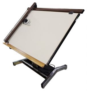 Mayline Futur Matic 8696 Drafting Table w/ Vemco Mark XII V Track 37.5