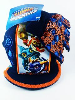 NIB SKYLANDERS GIANTS Knit Winter Hat & Gloves Set! Fast & FREE Ship